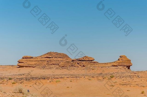 沙漠岩石形成