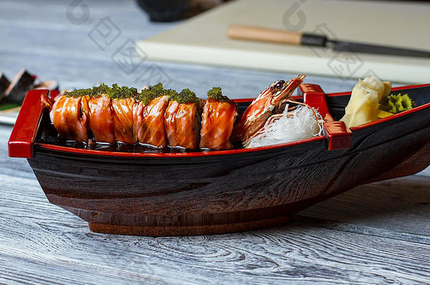 寿司船虾