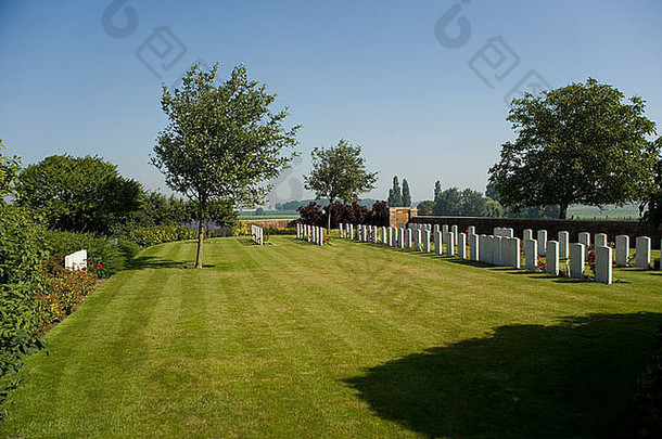德里房子英国世界战争墓地wijtschatemessines脊ypresieper弗兰德斯比利时