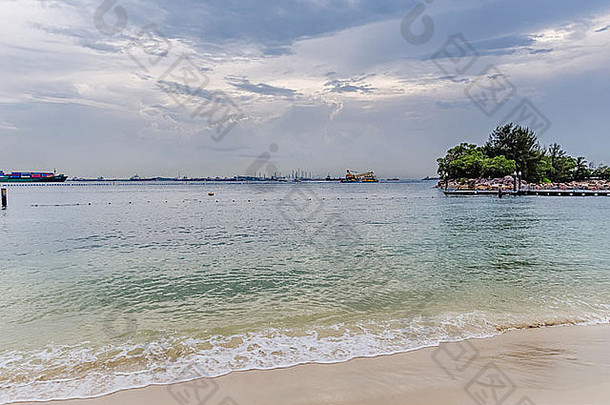 巴拉望省海滩sentosa岛新加坡