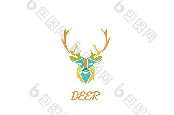 鹿艺术标志-插图