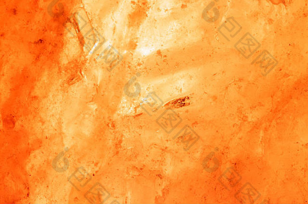 发光的橙色盐灯纹理。设计的抽象背景。