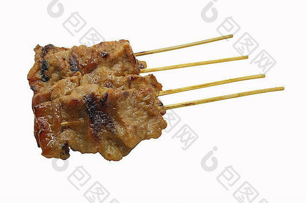 泰式烤猪肉、烤猪肉、猪肉牛排、叉烧猪肉（穆扬、穆平）