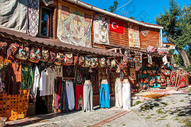 土耳其伊斯坦布尔的土耳其礼品店