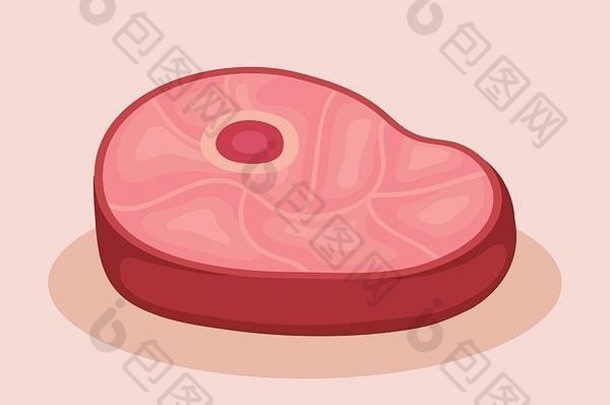 肉排营养图标