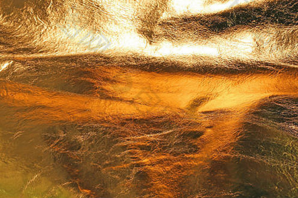 令人难以置信的抽象背景和金色沙丘