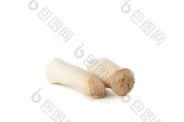 新鲜的差事蘑菇孤立的白色<strong>背景</strong>