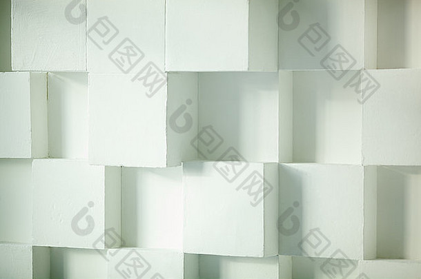 现代立方体墙
