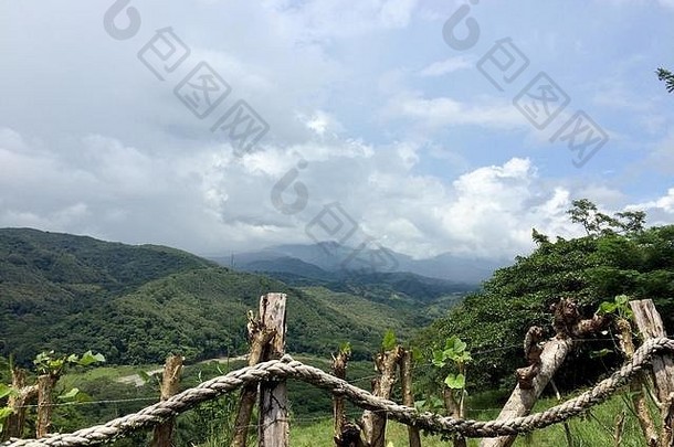 蓬塔雷纳斯景观科斯塔黎加