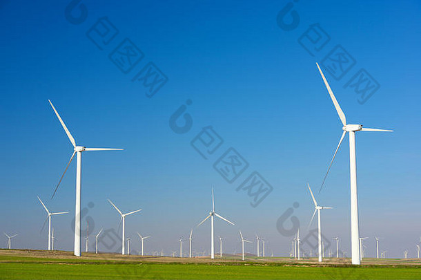 风车电权力<strong>生产</strong>萨拉戈萨省阿拉贡西班牙