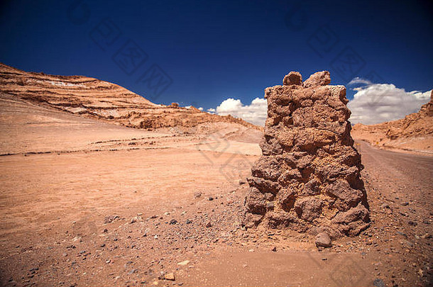 圆形<strong>剧场</strong>美丽的地质形成月亮谷阿塔卡马沙漠智利