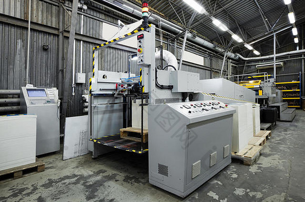 现代印刷厂的印刷设备