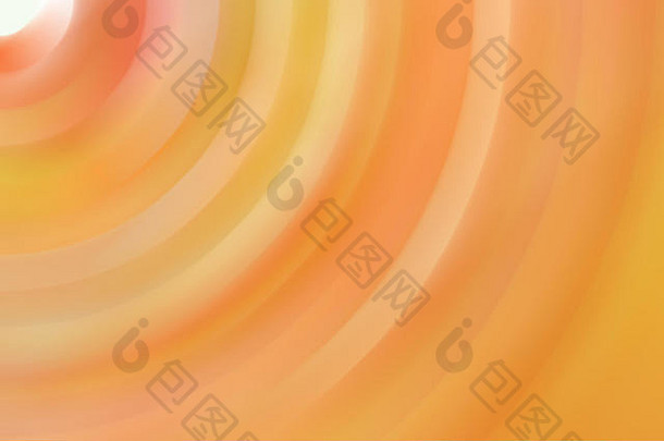 抽象柔和的彩色平滑模糊纹理背景，离焦色调为橙色和黄色