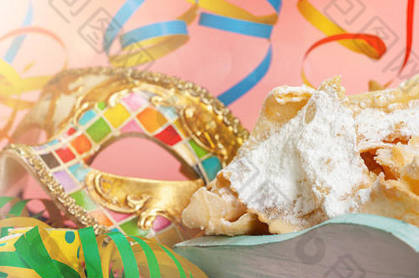 闲聊岑西典型的意大利甜点狂欢节炸覆盖粉糖