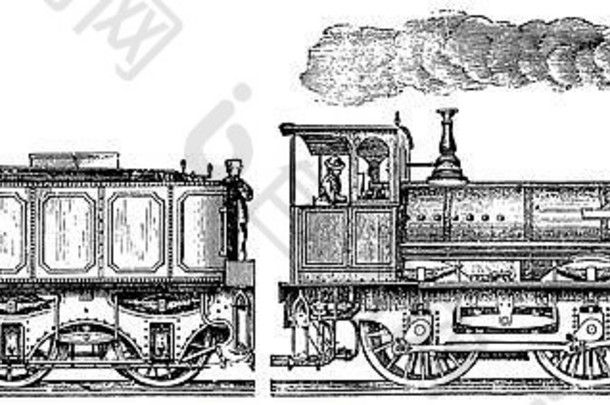 维多利亚蒸汽机雕刻