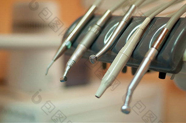 牙科机器和设备。近距离仪器