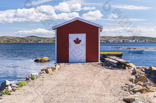 加拿大纽芬兰和拉布拉多福戈岛乔·巴特手臂渔村