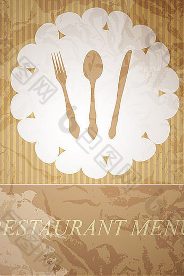 餐厅菜单的概念。