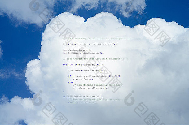 云计算-在云中运行的程序