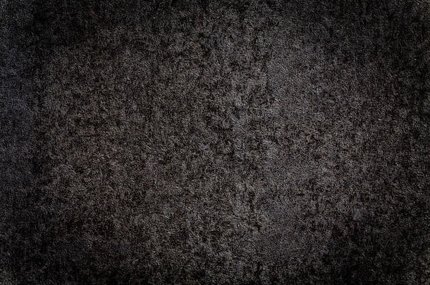 黑白水平抹灰混凝土墙背景。黑边