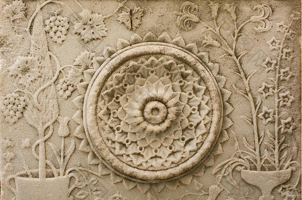 奥斯曼帝国大理石雕刻艺术细节