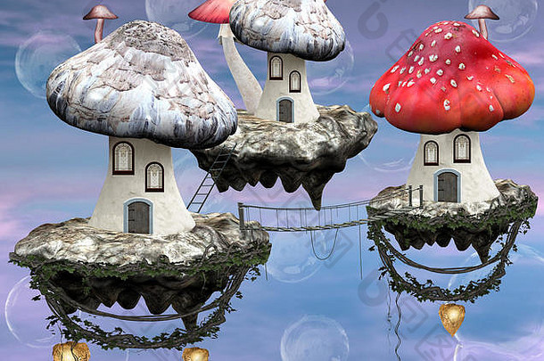 神奇蘑菇飞行城