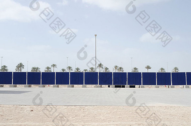 开发商Nakheel提供的Deira群岛项目施工现场。阿拉伯联合酋长国迪拜，2014年3月。