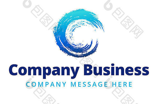 公司商业波浪标志符号