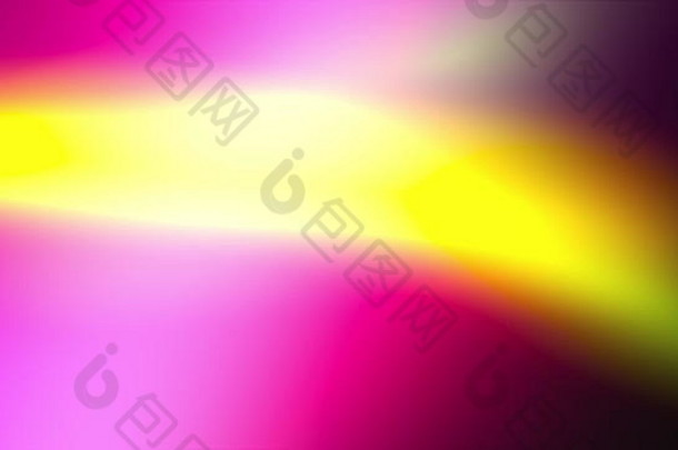 有五彩色调的背景。彩色辐射的3d渲染，计算机生成