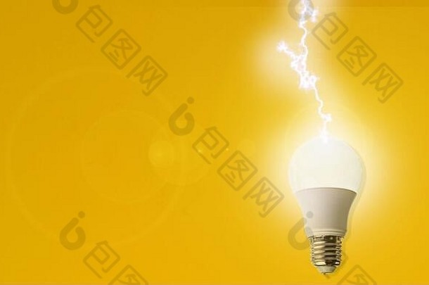 电闪雷鸣，大胆打击灯泡，创新理念，创新理念