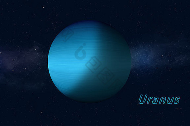 气体巨星天王星的想象空间图解