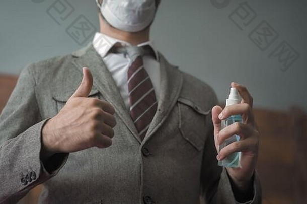 商人预防措施工作办公室流感大流行