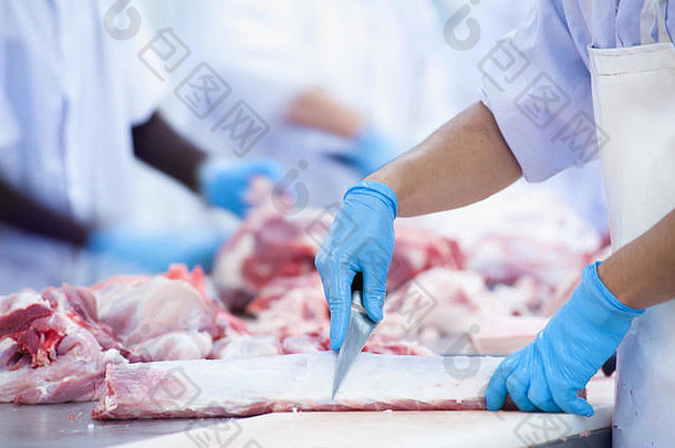 肉类工业中的肉类
