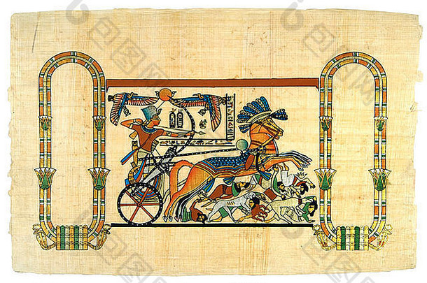 古老的埃及羊皮纸变焦高水平表面纹理