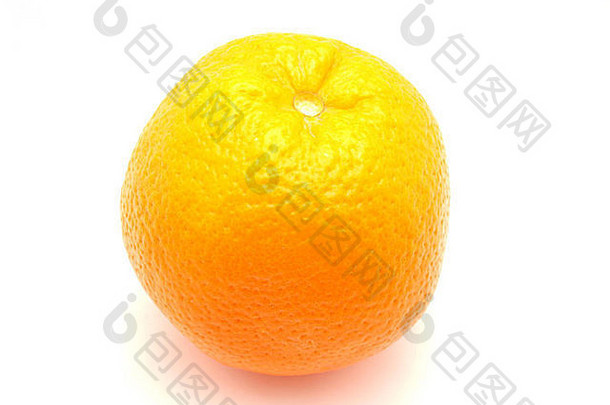橙色白色背景