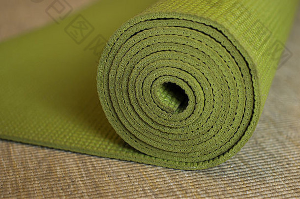 绿色瑜伽席地毯
