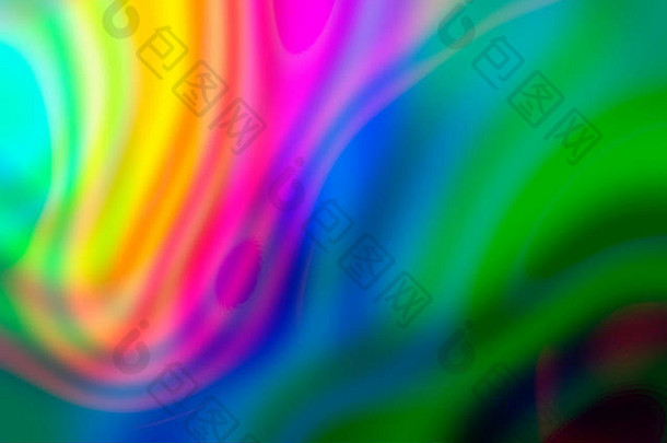 光谱抽象脉冲蒸气背景，柔和霓虹色的流行彩色背景。用于网页和印刷的创意设计