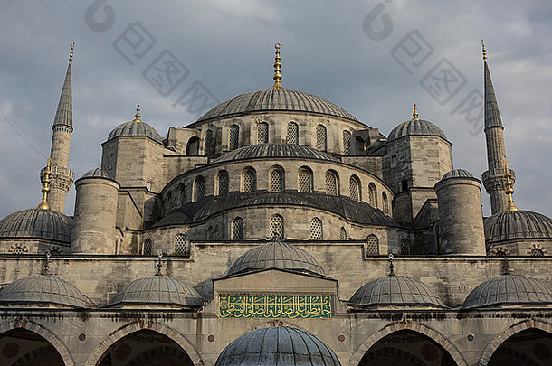 伊斯坦布尔蓝色清真寺视图