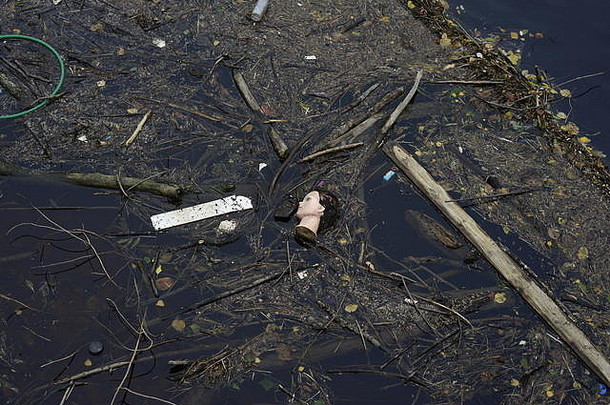 塑料污染失去头