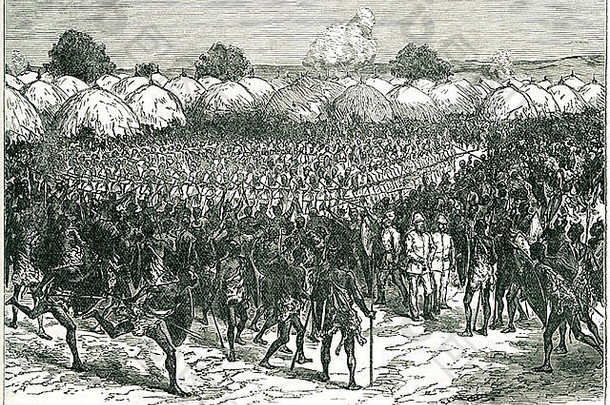 1873年在马辛迪举行反对塞缪尔·怀特·贝克爵士的敌对，奴隶贸易英国探险家、官员、博物学家