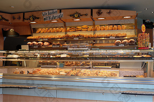现代面包店类型面包蛋糕面包罗森博格德国6月