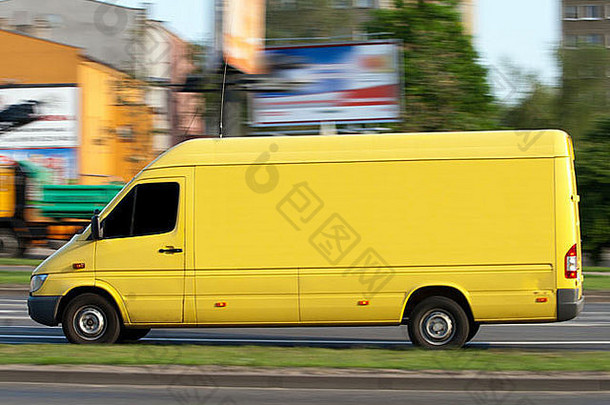 黄色货车