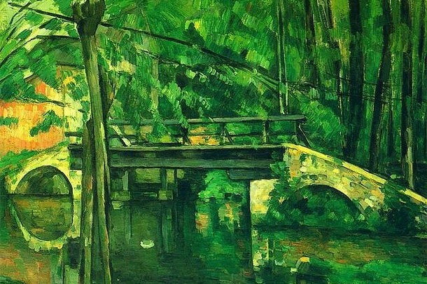 -保罗·塞尚（Paul Cézanne）的19世纪画作-非常高分辨率和高质量的图像