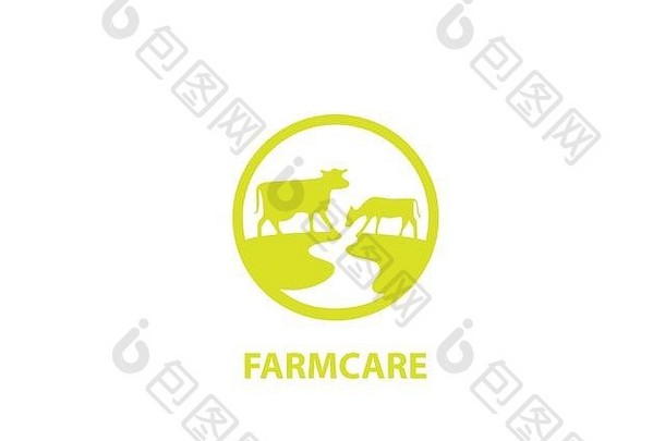农场护理标志