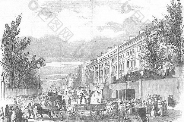 1851年伦敦<strong>大展</strong>收货的最后一天。图文并茂的伦敦新闻
