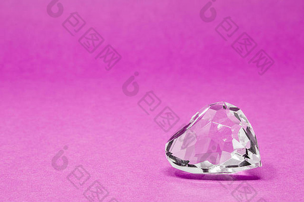玻璃钻石集明亮彩色背景