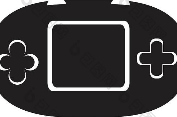 独立便携式视频游戏机图标