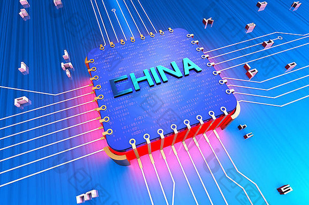 中国电子芯片技术、网络数据传输与存储、大数据技术、电子设备CPU技术