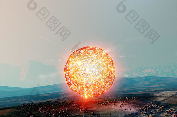 浮动球光球形结构未知的能源反重力发现3插图