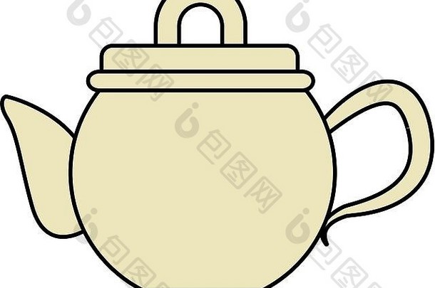 茶壶图标、厨具设计